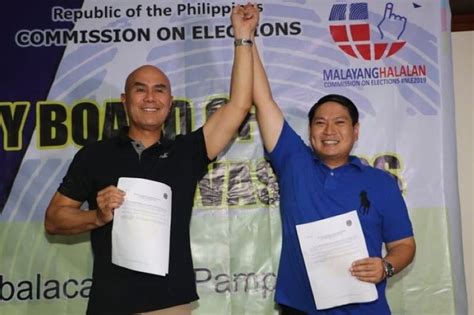 Angeles City has new mayor, Mabalacat City mayor reelected.